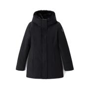 Woolrich Kvinnors Boulder Faux Fur Parka Black, Herr