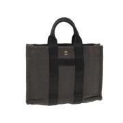 Hermès Vintage Pre-owned Canvas handvskor Gray, Dam