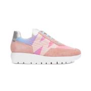 Wonders Odisei Dam Sneaker med Fräsch Logodetalj Pink, Dam