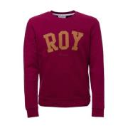 Roy Roger's Bomull Jersey Crewneck Sweatshirt Red, Herr