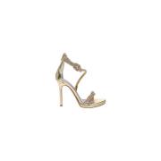 Albano High Heel Sandals Yellow, Dam