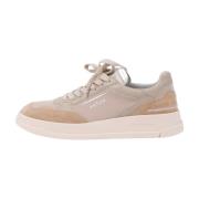 Ghoud Beige Mesh/Suede Låga Sneakers - Storlek 37 Beige, Herr