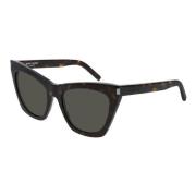 Saint Laurent Stiliga Cat-Eye Solglasögon Brown, Unisex