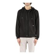 Woolrich Sweatshirt med dragkedja Black, Herr