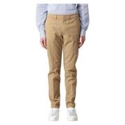 Fay Cropped Trousers Beige, Herr