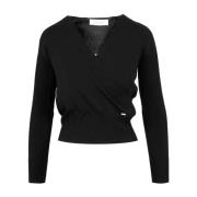 Kaos Long Sleeve Tops Black, Dam