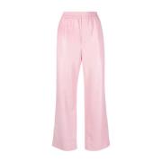Nanushka Leather Trousers Pink, Dam