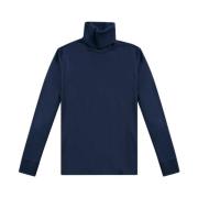 Brooks Brothers Marinblå Stretch Bomull T-shirt Blue, Herr