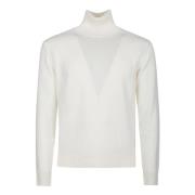 Ballantyne Vit Turtle Neck Tröja White, Herr