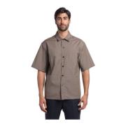 Barena Venezia Short Sleeve Shirts Beige, Herr