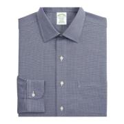 Brooks Brothers Milano Slim-fit Skjorta, Non-iron Blue, Herr