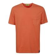 Drumohr T-Shirts Orange, Herr