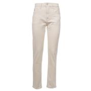 Jacob Cohën Slim-Fit Jeans Beige, Dam