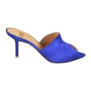 Francesco Russo Heeled Mules Blue, Dam