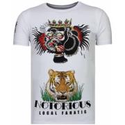 Local Fanatic Conor Tattoo T-shirt White, Herr