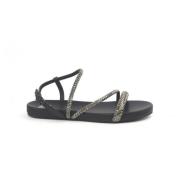 Bibi Lou Strass Sandal Black, Dam