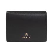 Furla Plånbok i läder med logotyp Black, Dam