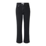 Samsøe Samsøe Ekologiska Boyfriend Fit Jeans Black, Dam