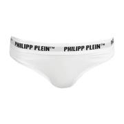 Philipp Plein Högkvalitativt Logoband Figi Briefs 2-Pack White, Dam