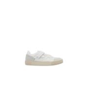 Ami Paris ADC Low Sneakers - Läder och Mocka Kombination White, Herr