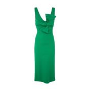 P.a.r.o.s.h. Midi Dresses Green, Dam