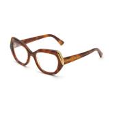 Marni Stiliga Acetatglasögon Brown, Dam