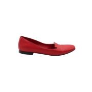 Hermès Vintage Pre-owned Platta skor Red, Dam