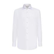 Kiton Klassiska Formella Skjortor White, Herr