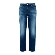 Don The Fuller Mörk Denim Jeans i Regular Fit Blue, Dam