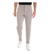 Kiton Joggingbyxor med snörning i midjan Beige, Herr