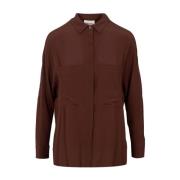 Semicouture Shirts Brown, Dam