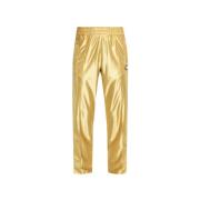 Moncler Blanka gula sweatpants med logopatch Yellow, Herr