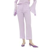 N21 Straight Trousers Purple, Dam