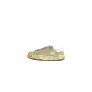 Mihara Yasuhiro Canvas Sneakers med broderad logotyp Green, Herr