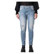 Dondup Mila Slim-fit Jeans Blue, Dam