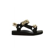 Arizona Love Flat Sandals Black, Dam