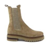 E mia Chelsea Boots Beige, Dam