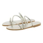 Ancient Greek Sandals Kristall Silver Sandaler Gray, Dam