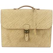 Hermès Vintage Begagnad handväska Beige, Unisex