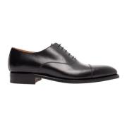 Berwick Klassiska Oxford Cap Toe Skor Black, Herr