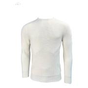 Gran Sasso Round-neck Knitwear White, Herr