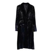 Avant Toi Belted Coats Blue, Dam