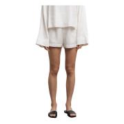 Ahlvar Gallery Noma linen shorts White, Dam