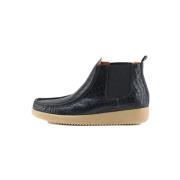 Nature Footwear Svart Croco Ester Chelsea Stövel Black, Dam