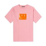 Acne Studios Bubblegum Pink Logo T-Shirt Pink, Dam