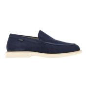 Hogan Blu Ss23 Mockasinloafers i Mocka Blue, Herr