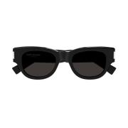 Saint Laurent Sl573 Hörnvinkel Metall Solglasögon Black, Unisex