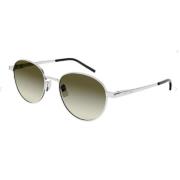 Saint Laurent SL 533 Metal Corner Angle Runda Unisex Solglasögon Gray,...