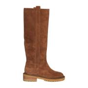 Via Roma 15 Suede Honungsstövel 4008 Brown, Dam