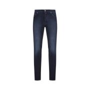 Kiton Rak Ben Denim Byxa Blue, Herr